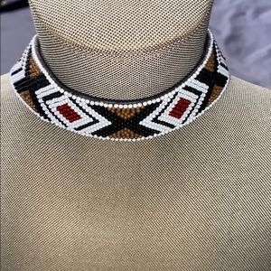 Tribal Choker Necklace Adjustable
